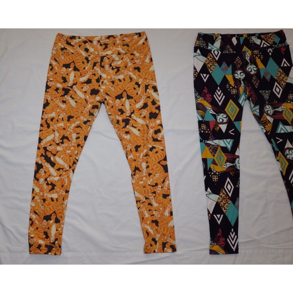 LuLaRoe T/C Tall & Curvy Leggings Disney Tigger Nightmare before Christmas Sally - Picture 2 of 12